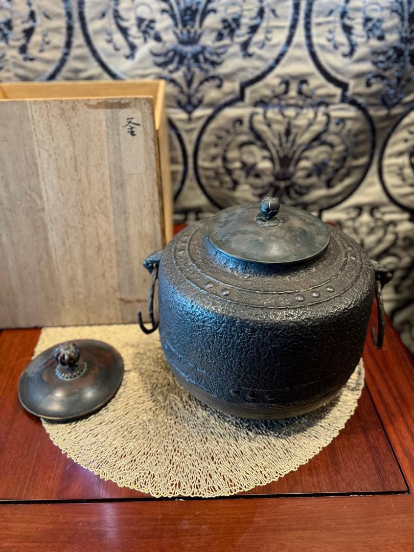 釜　伝統工芸　茶道具　茶釜　茶の湯釜　Japanese Traditional