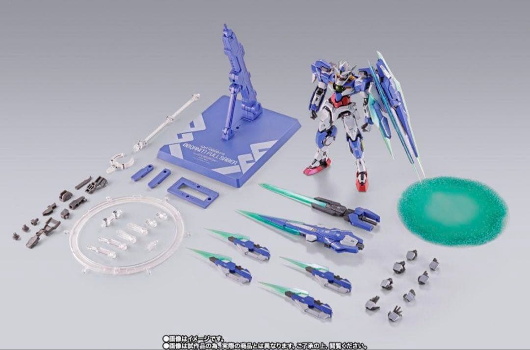 L BUILDメタルビルドダブルオークアンタフルセイバー＋パーツ2セット