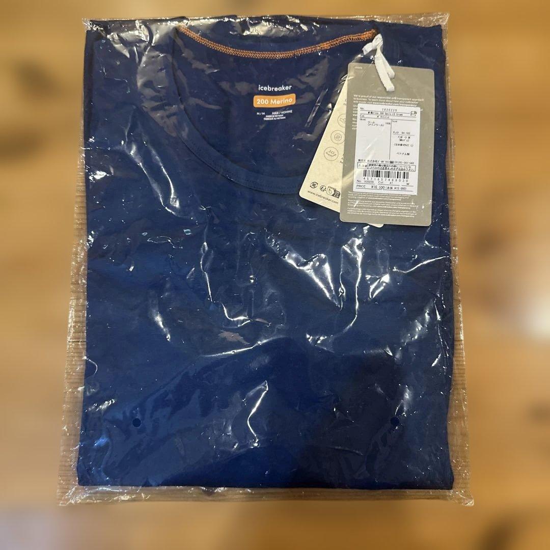 アイスブレーカー 200 オアシス ロングスリーブ クルー M