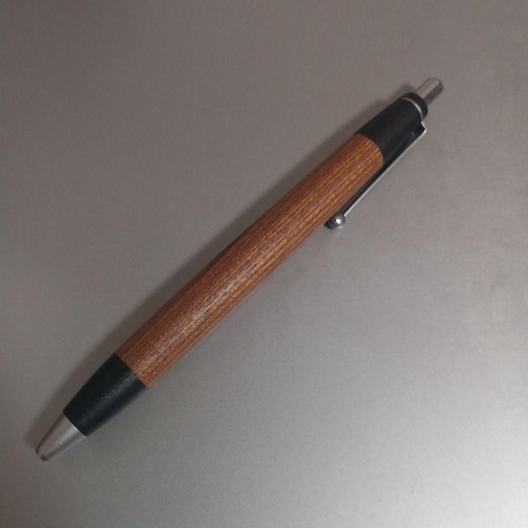 優*ん様 野原工芸　ボールペン　玉クリップ　欅　名入リ　キャップ代用