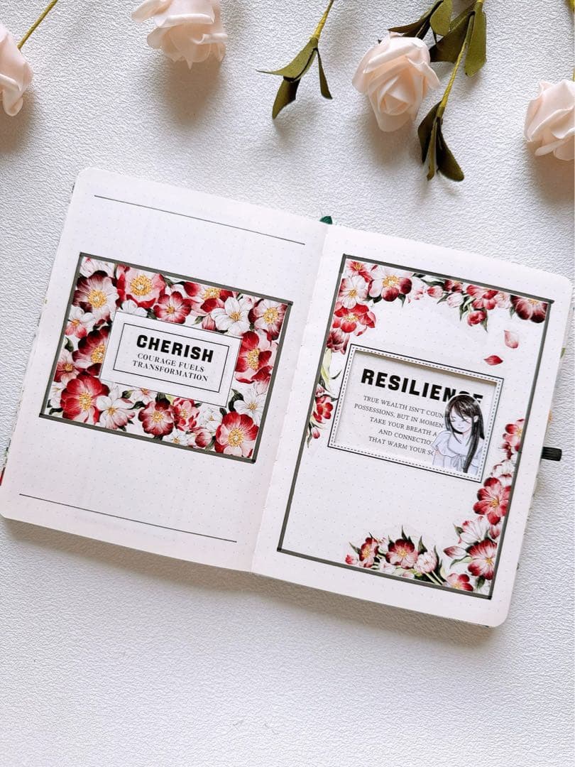 咔咔STUDIO《朱砂舞》海外マスキングテープ　マステ 【2645】