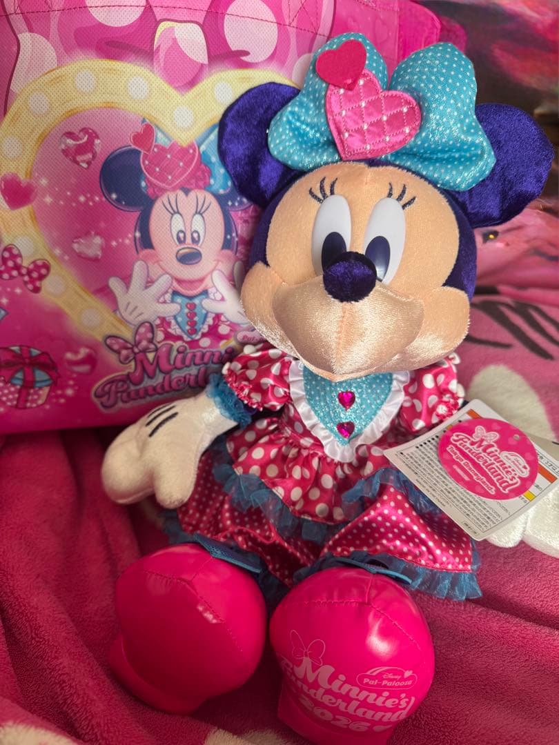 ディズニー　パルパルーザ　ミニーファンダーランド　ぬいぐるみ