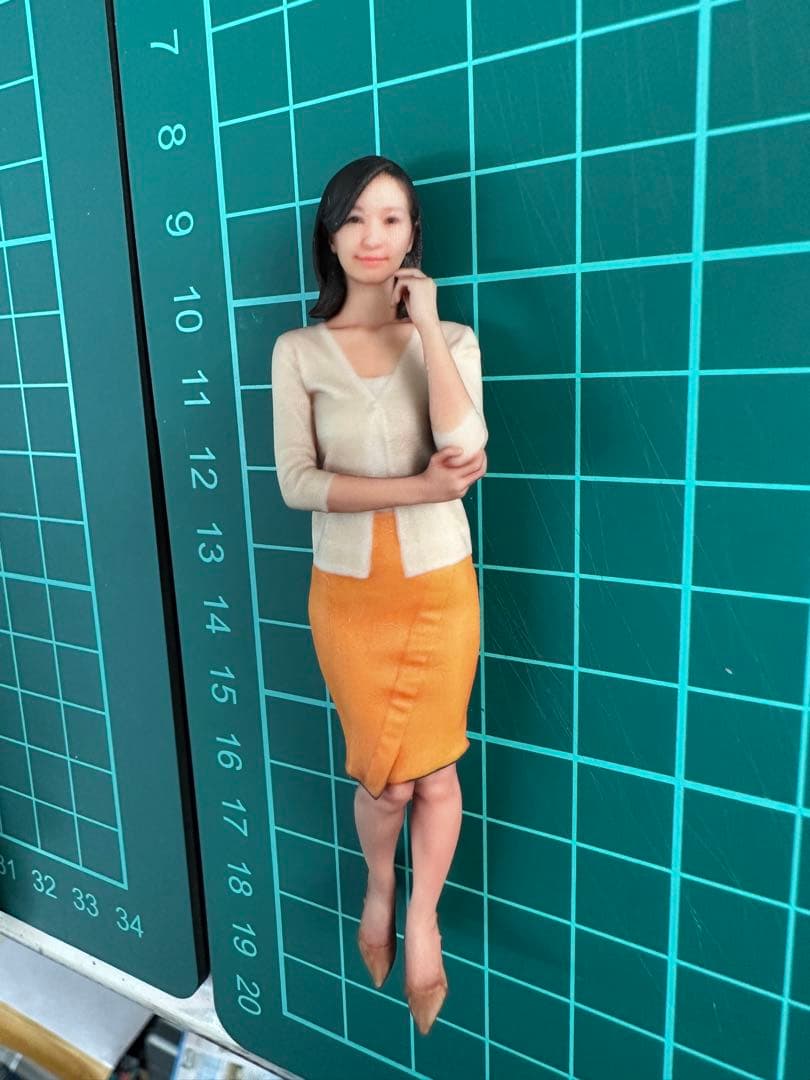 1/18 フィギュア2体　3Dフィギュア　ミニチュア　ジオラマ　1/64より大