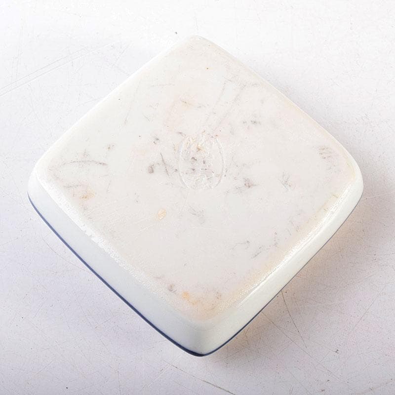 茶道具　京焼　御室窯造　染付　隅田川　香合　共箱　V　7962