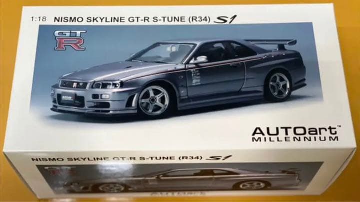 日産 スカイライン  オートアート　1/18 GT-R  R34 ニスモ  S1