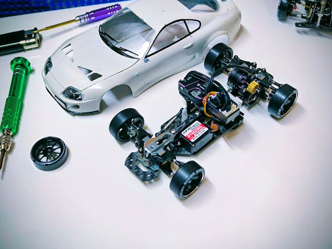 蚊車 ドリラジ toyota suppra タミヤ1/24