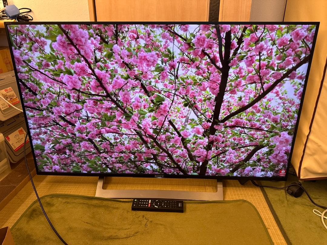 スマートテレビ　4K対応！SONY ソニー　KJ-49X8300D　少々訳が美品
