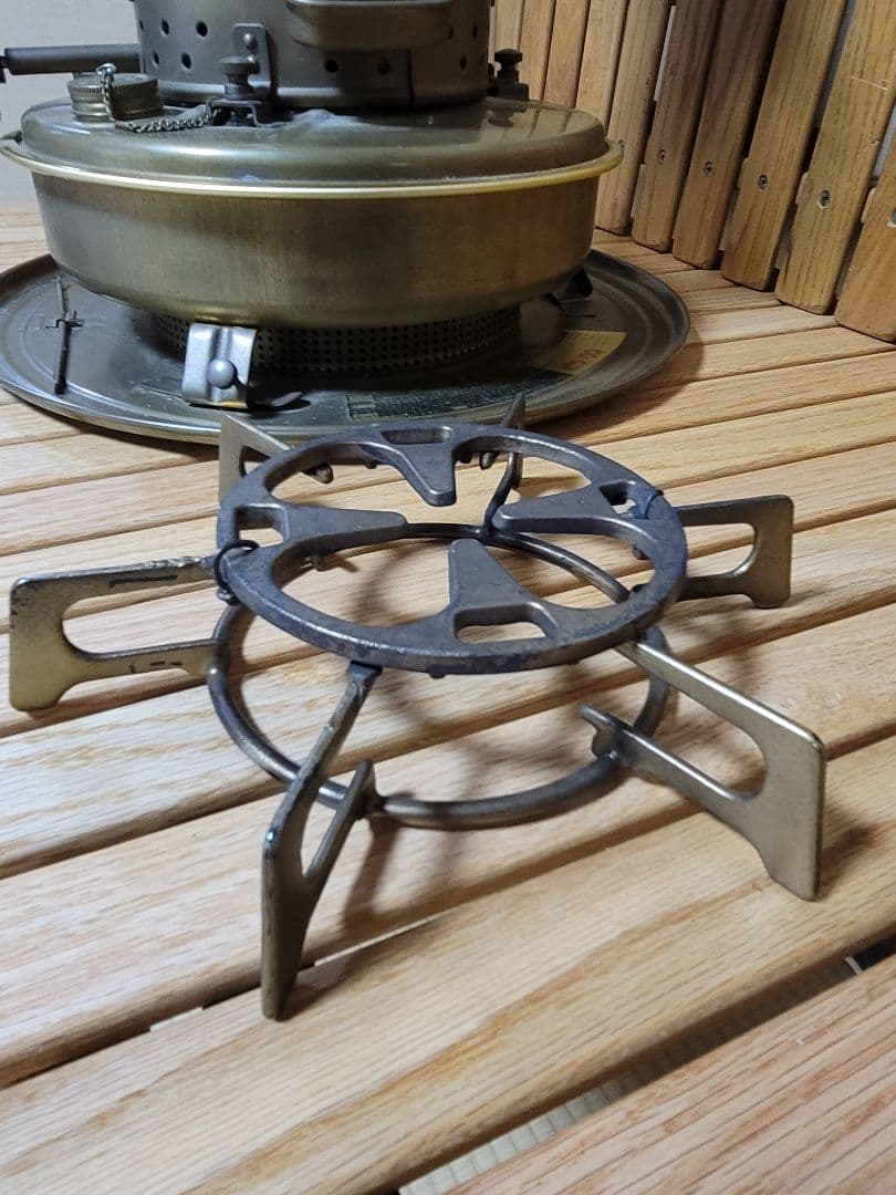 日本船燈 ニッセン フリージア 石油ストーブ 真鍮製 IS-3 五徳付き