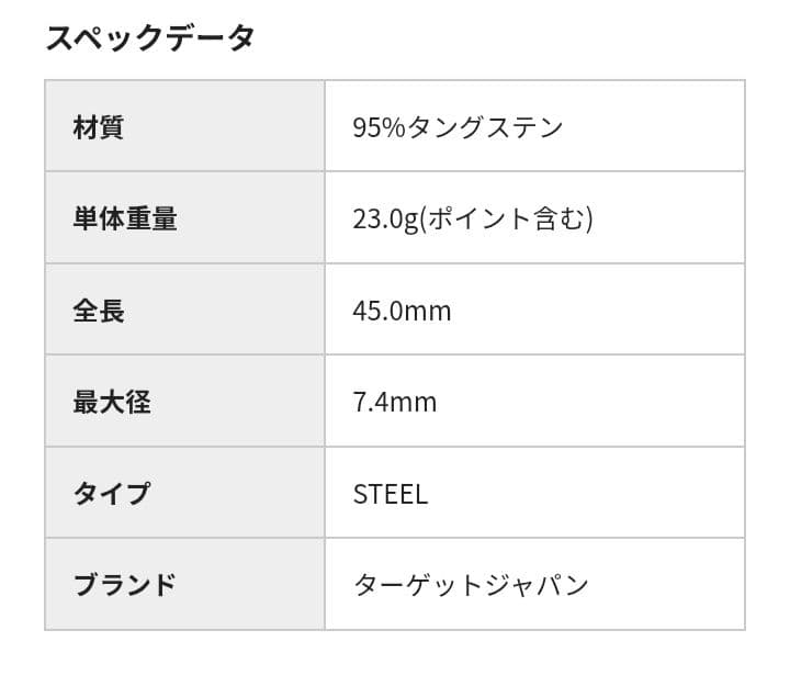 【美品】スティールダーツ　RISINGSUN　村松治樹モデル23gスイスポイント