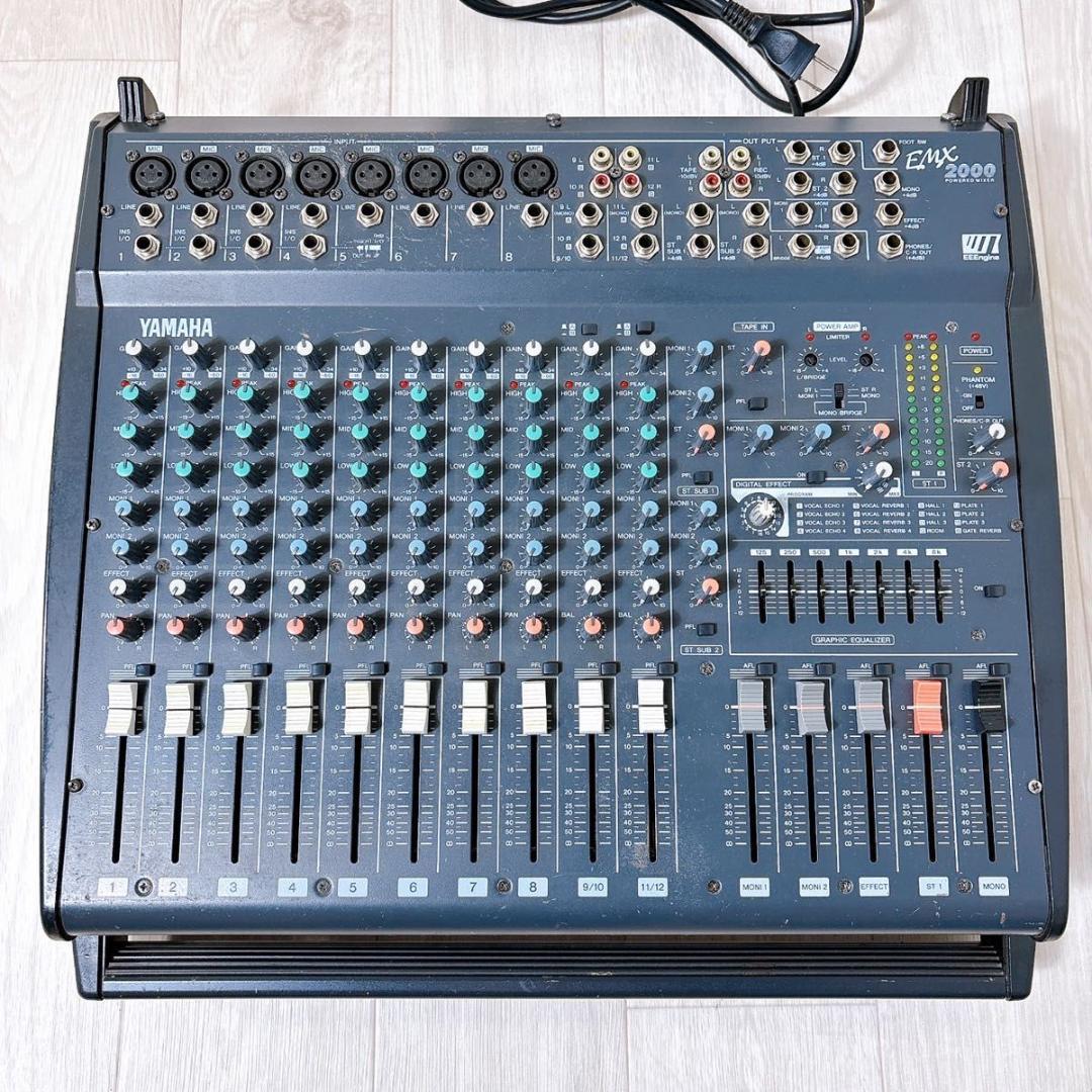 現状品 YAMAHA ヤマハ EMX2000 パワードミキサー 12ch 人気