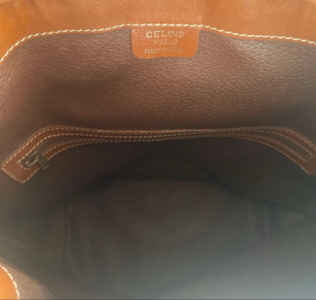 セリーヌ　ヴィンテージ 巾着 ショルダーバッグ ガンチーニ