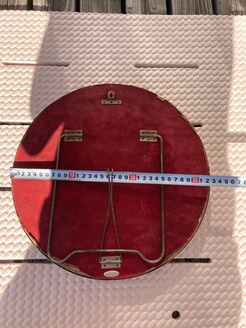 シャープ　カラーテレビ　看板　昭和レトロ