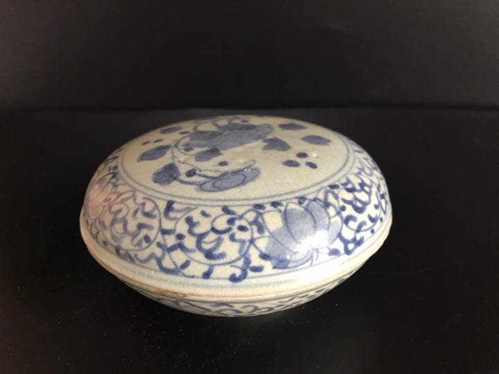 【太明成化年製】古伊万里 染付　骨董