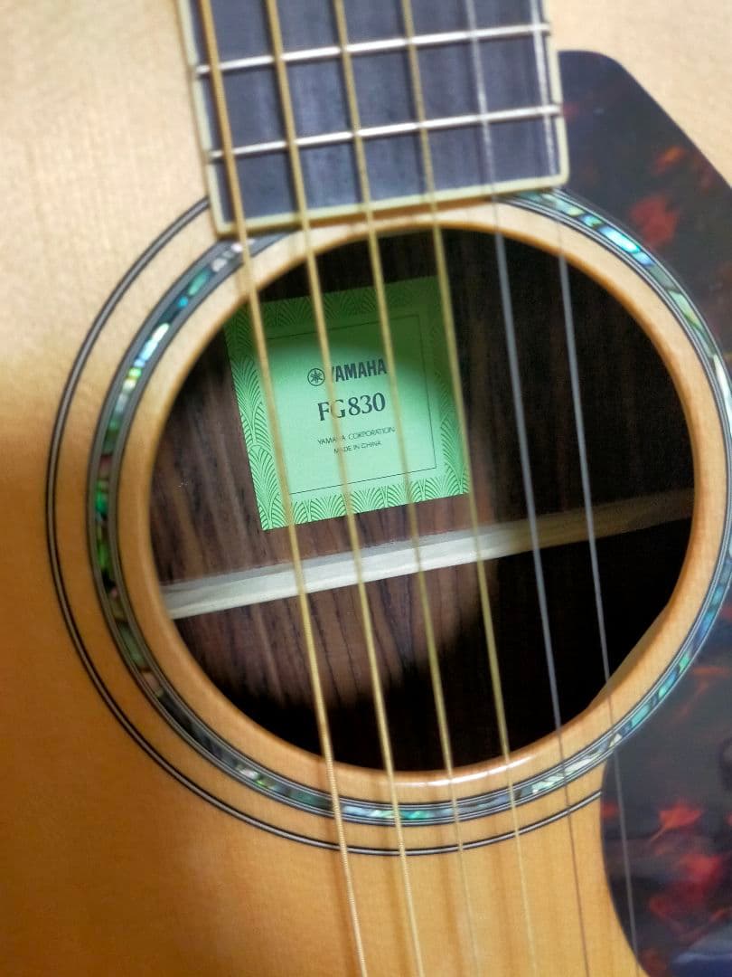 超美品！YAMAHA アコースティックギター FG830 ナチュラル