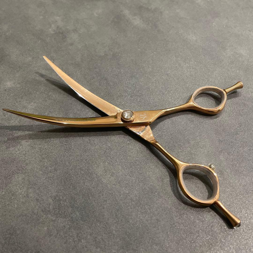 ノコギリ刃スリムカーブバサミ シルバーライン silver line