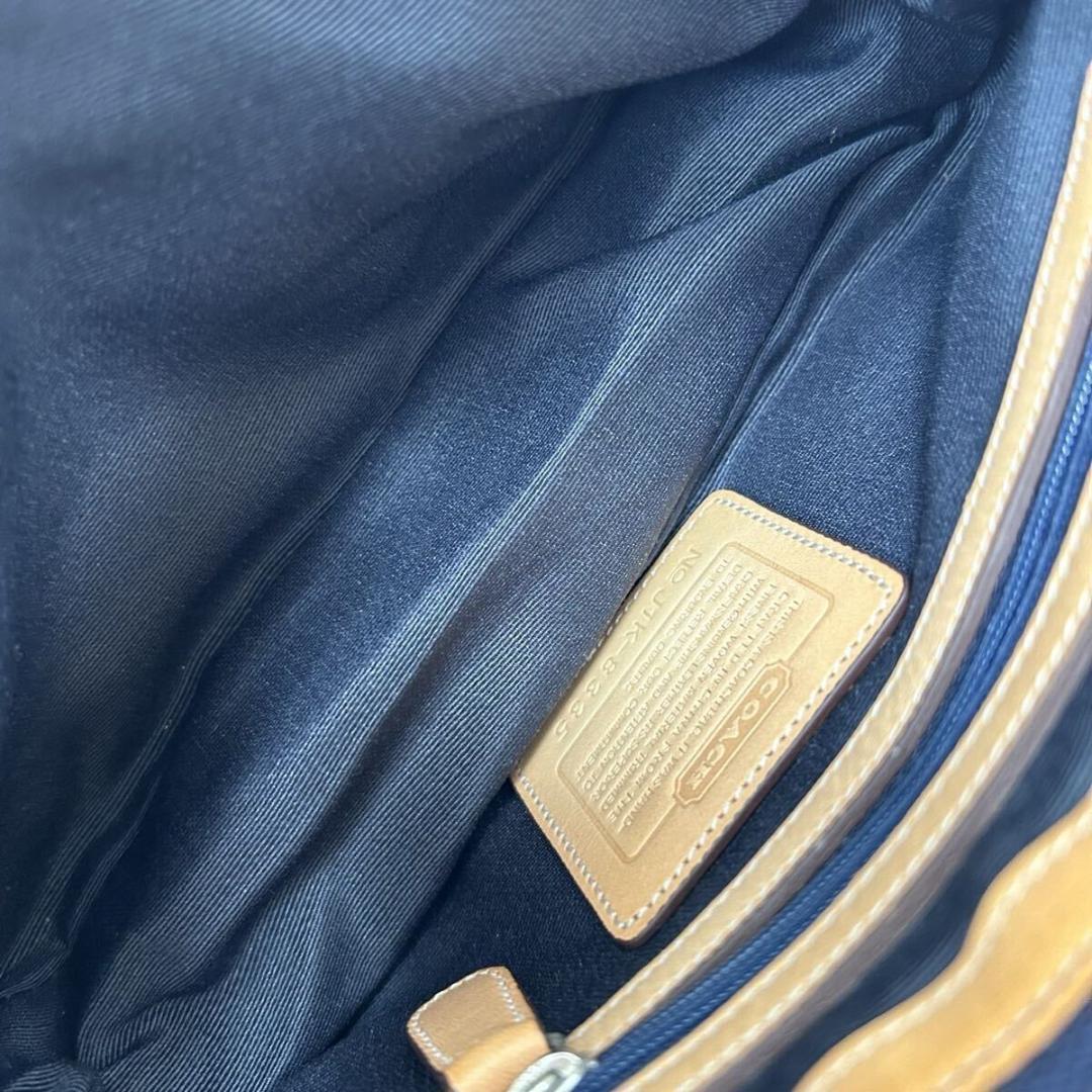 【極美品】コーチ 8335 ソーホー ワンハンドバッグ レザー デニム 肩掛け