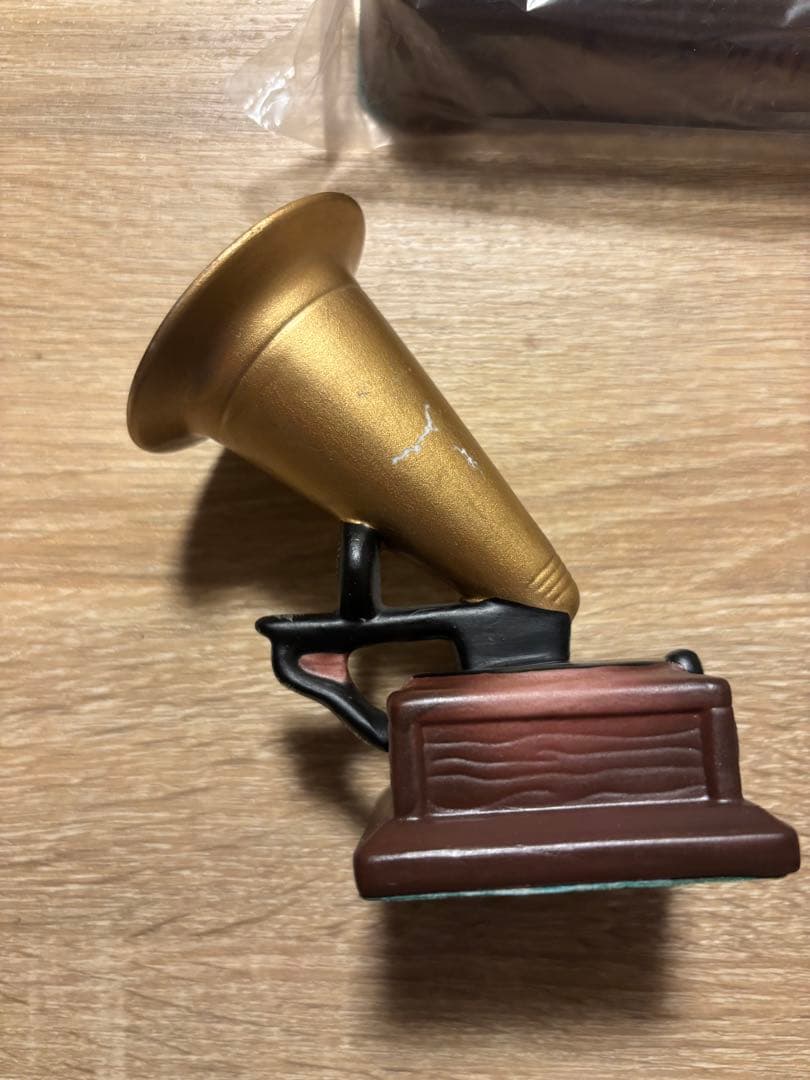 Victor ビクター ニッパー 犬と蓄音機の陶器製　台座付き