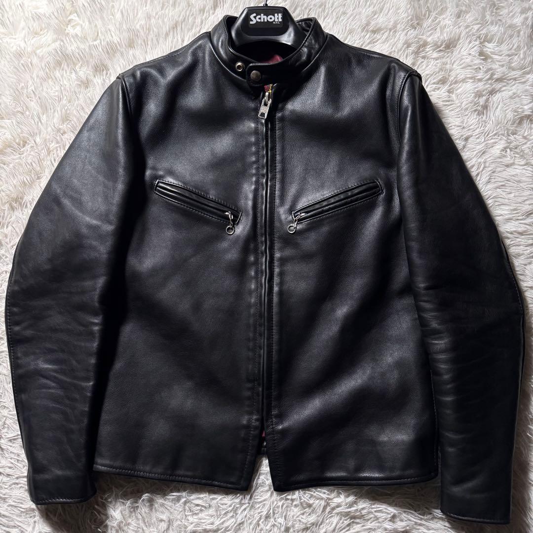 【極美品】schott ライダースジャケット　641xx 本革　40 USA製