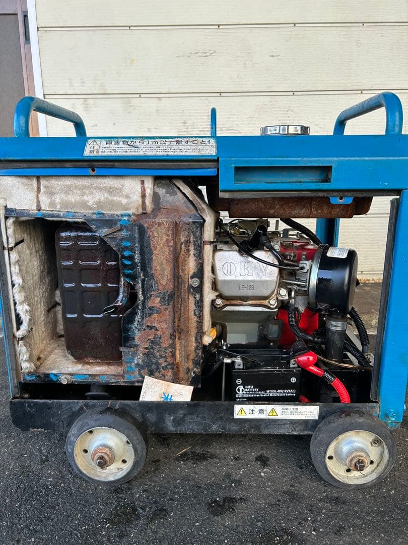 KS4★ツルミHPJ-5ESM高圧洗浄機防音ガン・高圧ホース・給排水ホースセット