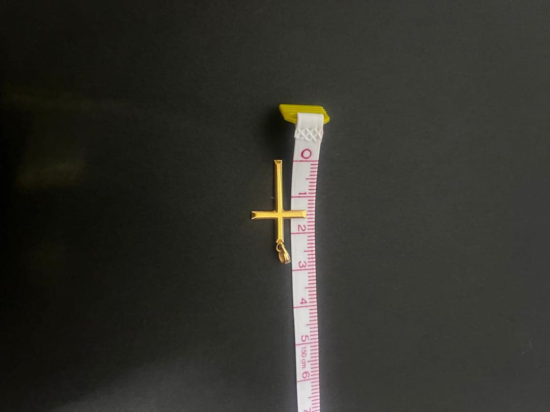 K18 18金 クロスペンダントトップ 約0.8g
