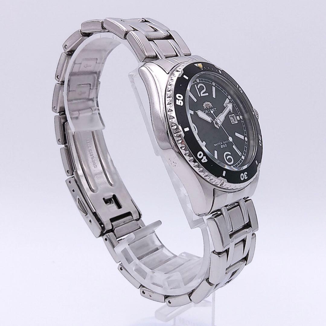 ORIENT ダイバーズウォッチ クォーツ 腕時計 防水 新品電池 稼働品
