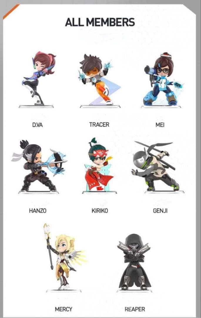 ポップマート　オーバーウォッチ　アソートボックス　アソート　セット　フィギュア