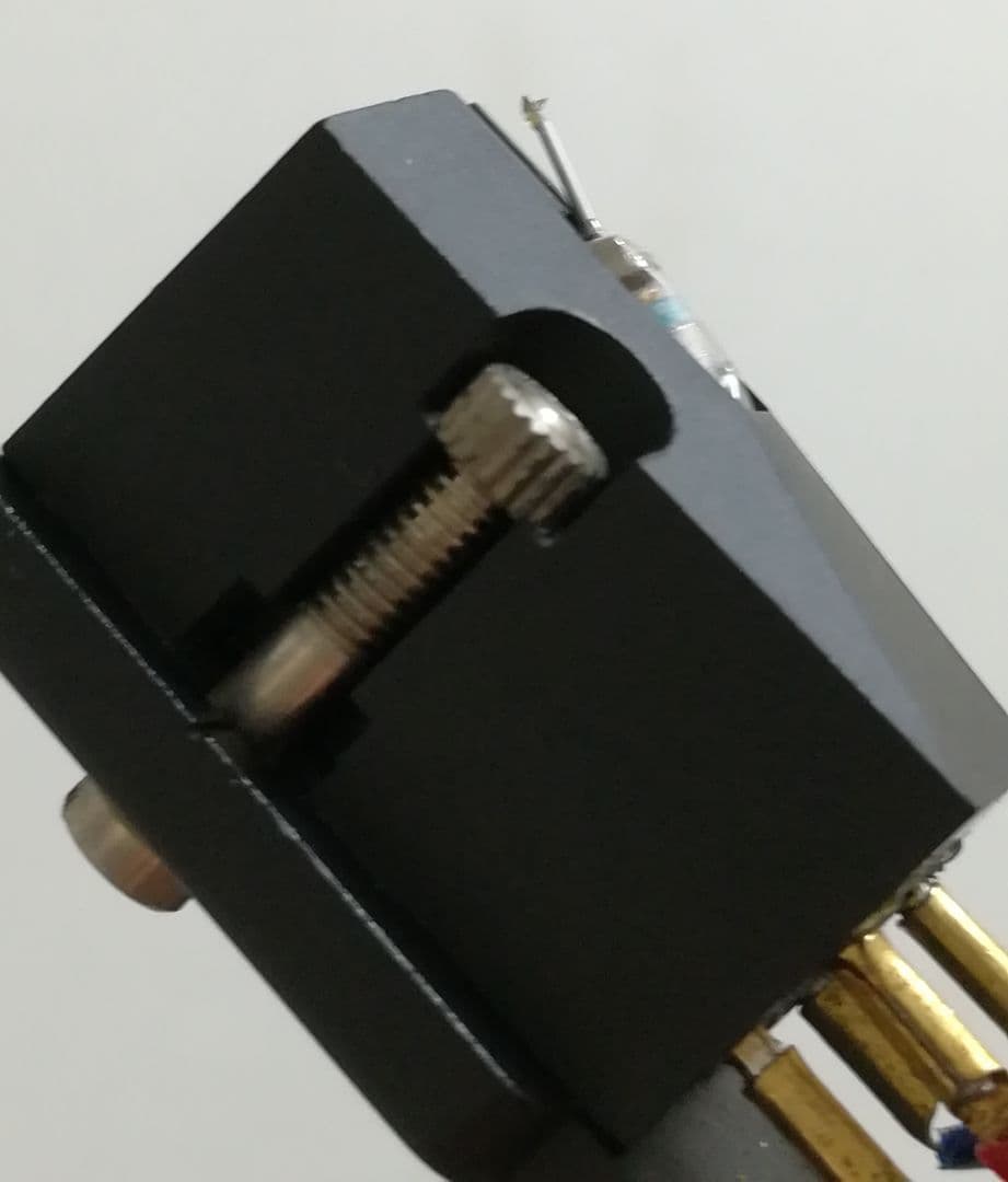 デノン MCカートリッジ DL-103 Hシェル ADC 端子ハンダ跡、良音です