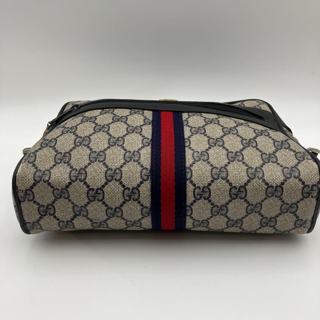 GUCCI　オールドグッチ　ショルダーバッグ　シェリーライン　PVC　5713