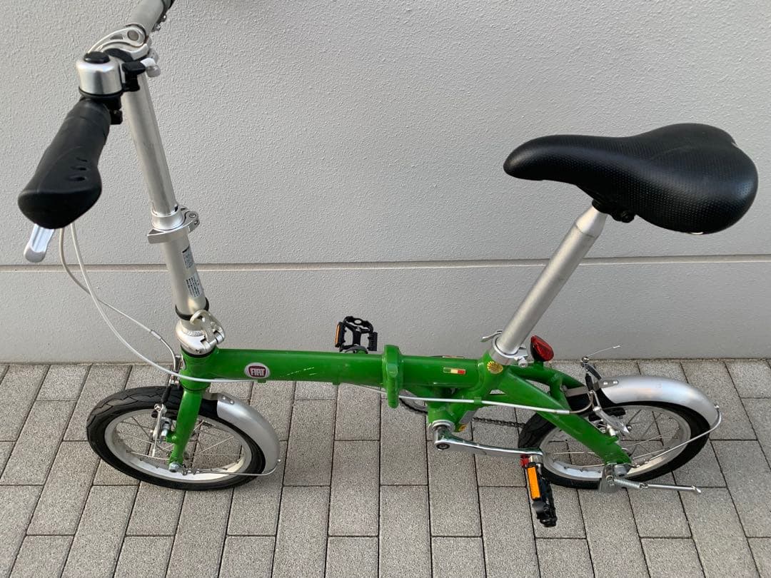 【東京近郊受渡し希望】FIAT 折りたたみ自転車 超軽量 状態良好 輪行袋付き