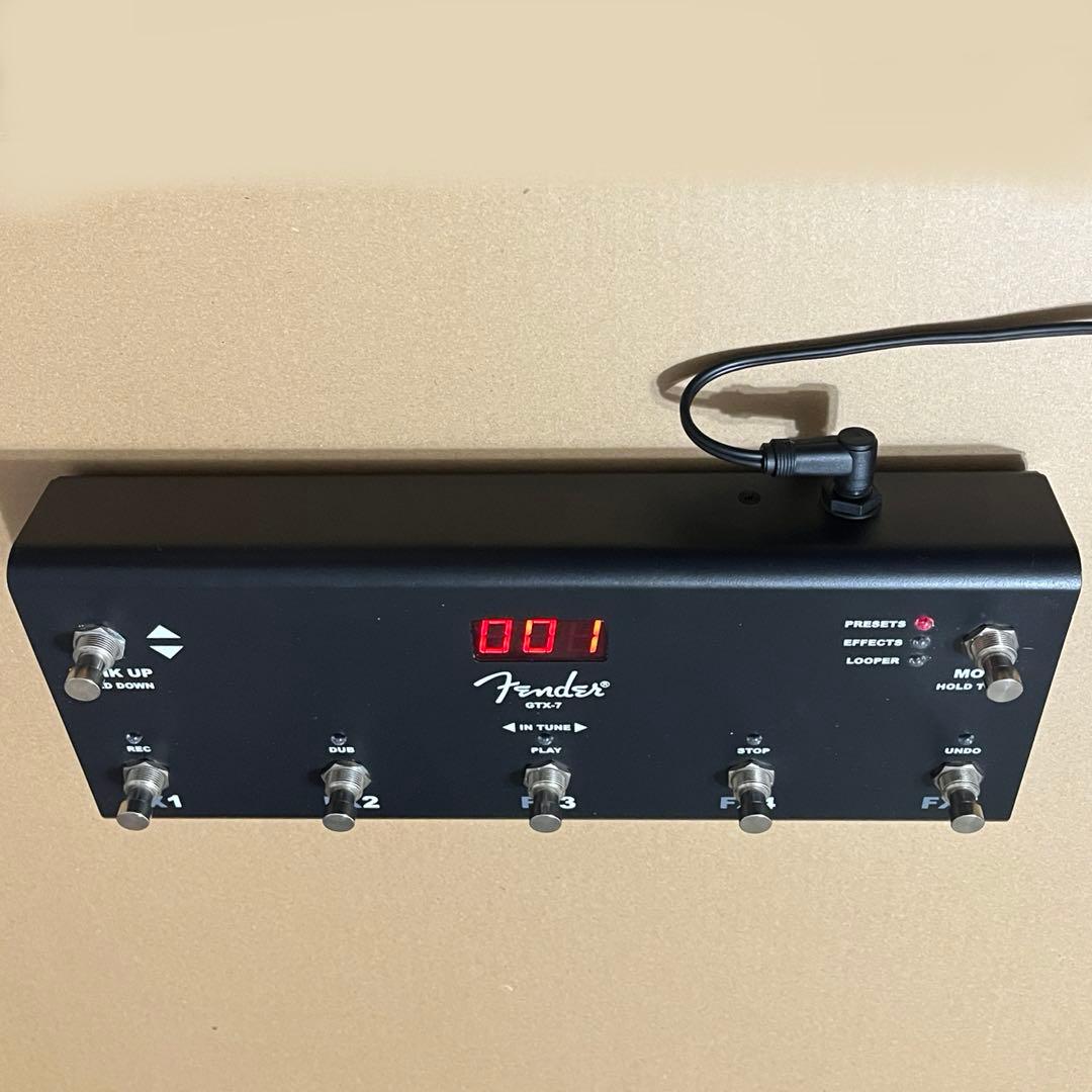 【動作◯】 Fender フットスイッチ GTX-7