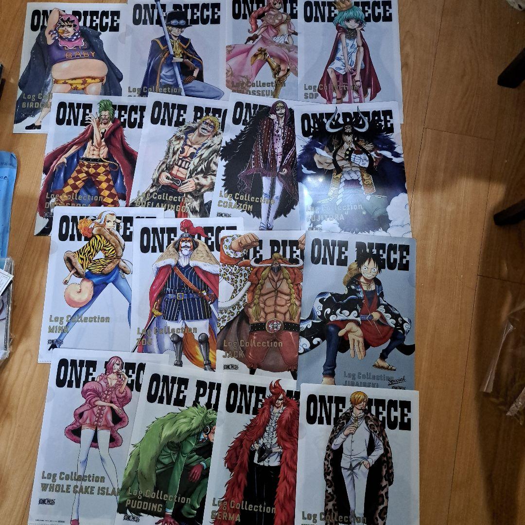 ワンピース　ログコレクション　購入特典　非売品　クリアファイル　20点セット