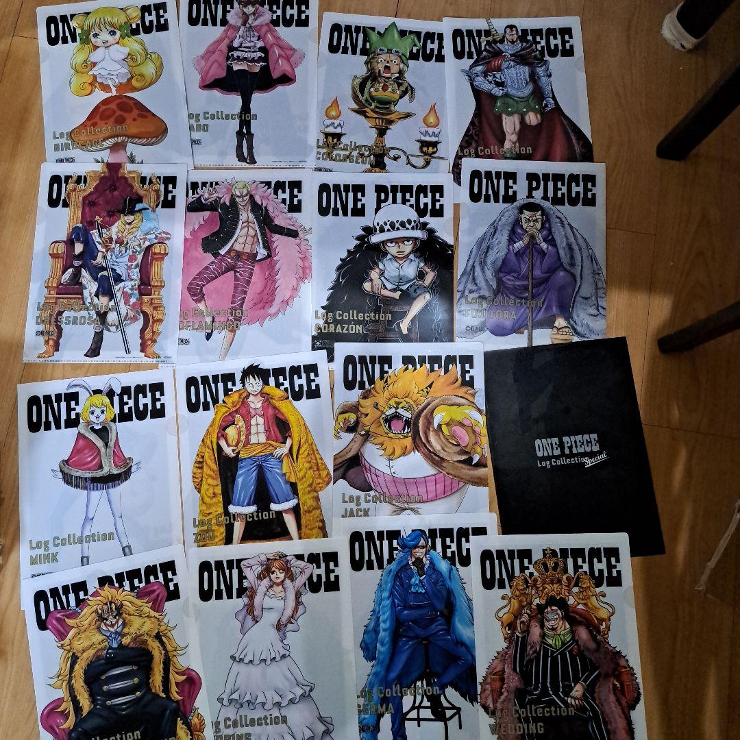 ワンピース　ログコレクション　購入特典　非売品　クリアファイル　20点セット