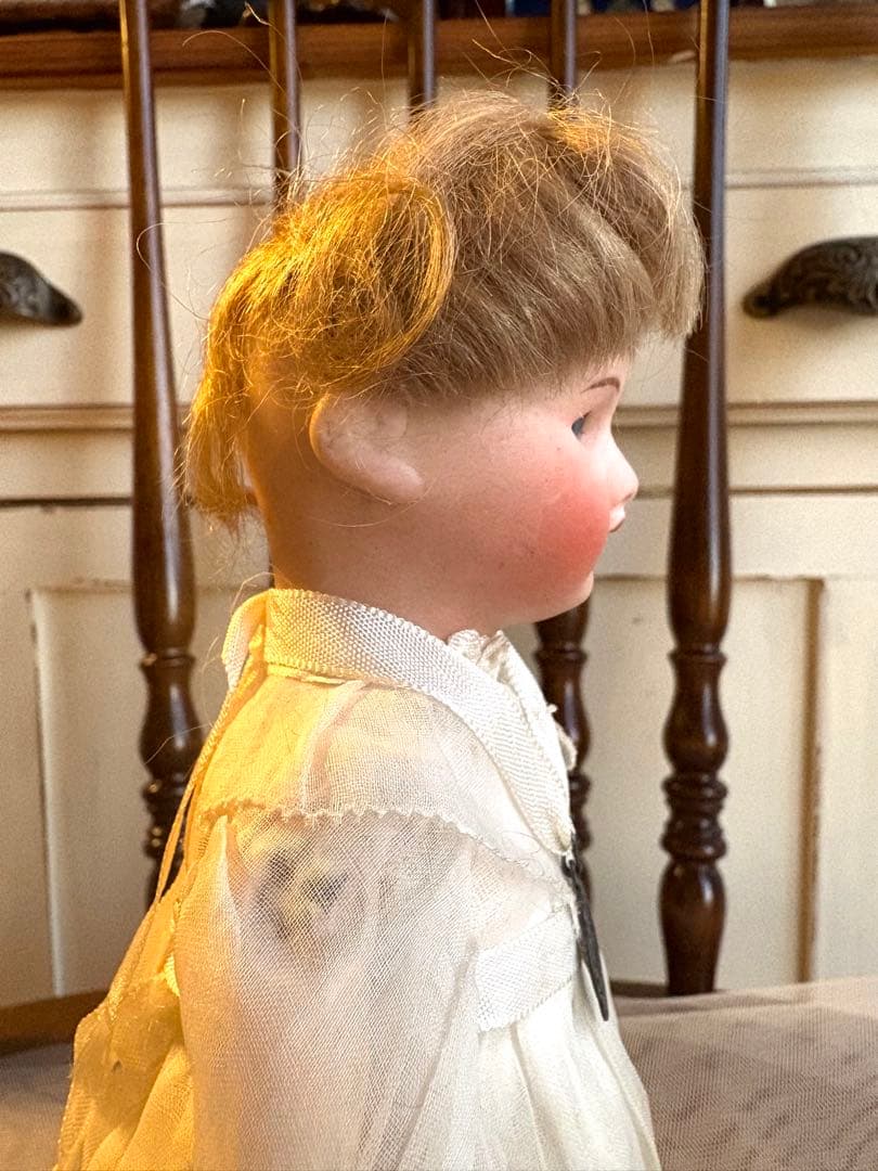 ♡UNIS FRANCE ビスクヘッド　コミュニオンドール　初聖体　スタンド付