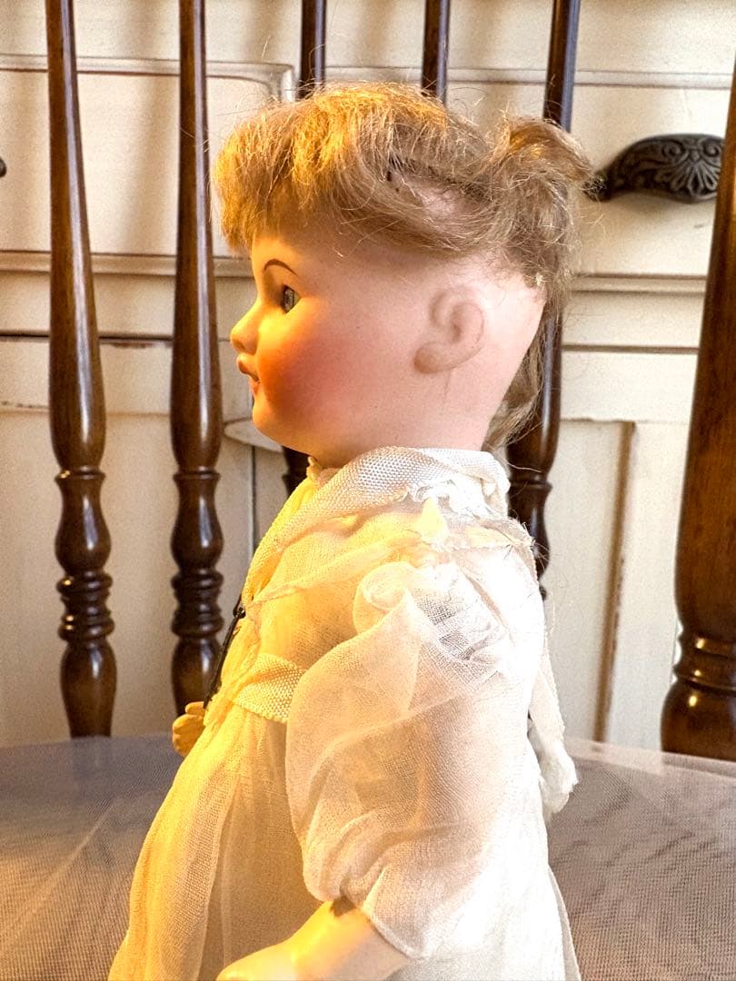 ♡UNIS FRANCE ビスクヘッド　コミュニオンドール　初聖体　スタンド付