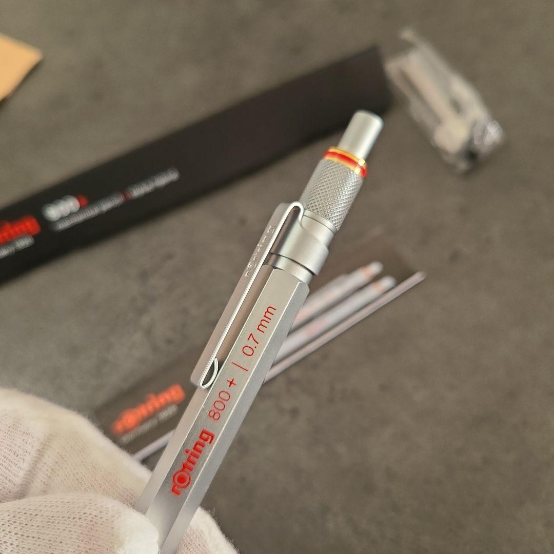 ロットリング　rotring 800+　廃盤超美品　 シルバー0.7
