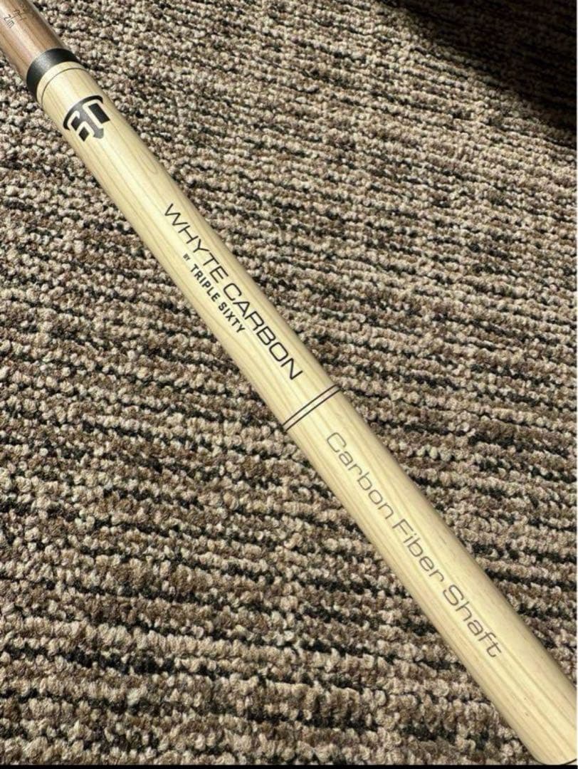 トリプル60 ホワイトカーボンウッドグレイン12.50 75mm 1本のみ再入荷