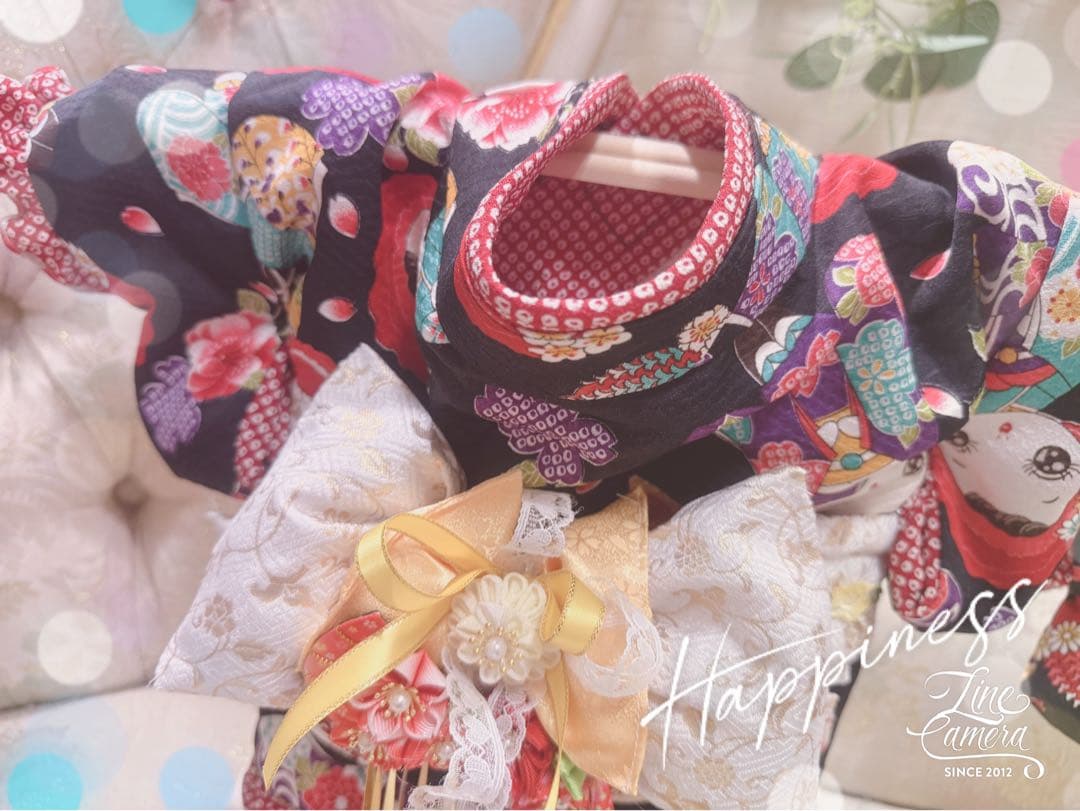 B403,pon2pan2☆オーダー☆犬お着物☆文化人形