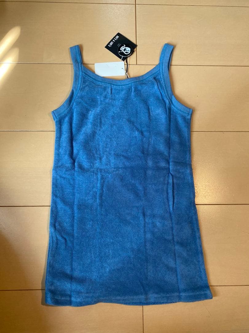 新品　初期　ヒステリックグラマー '90 パイル素材　ロゴ　ノースリーブ　Y2K