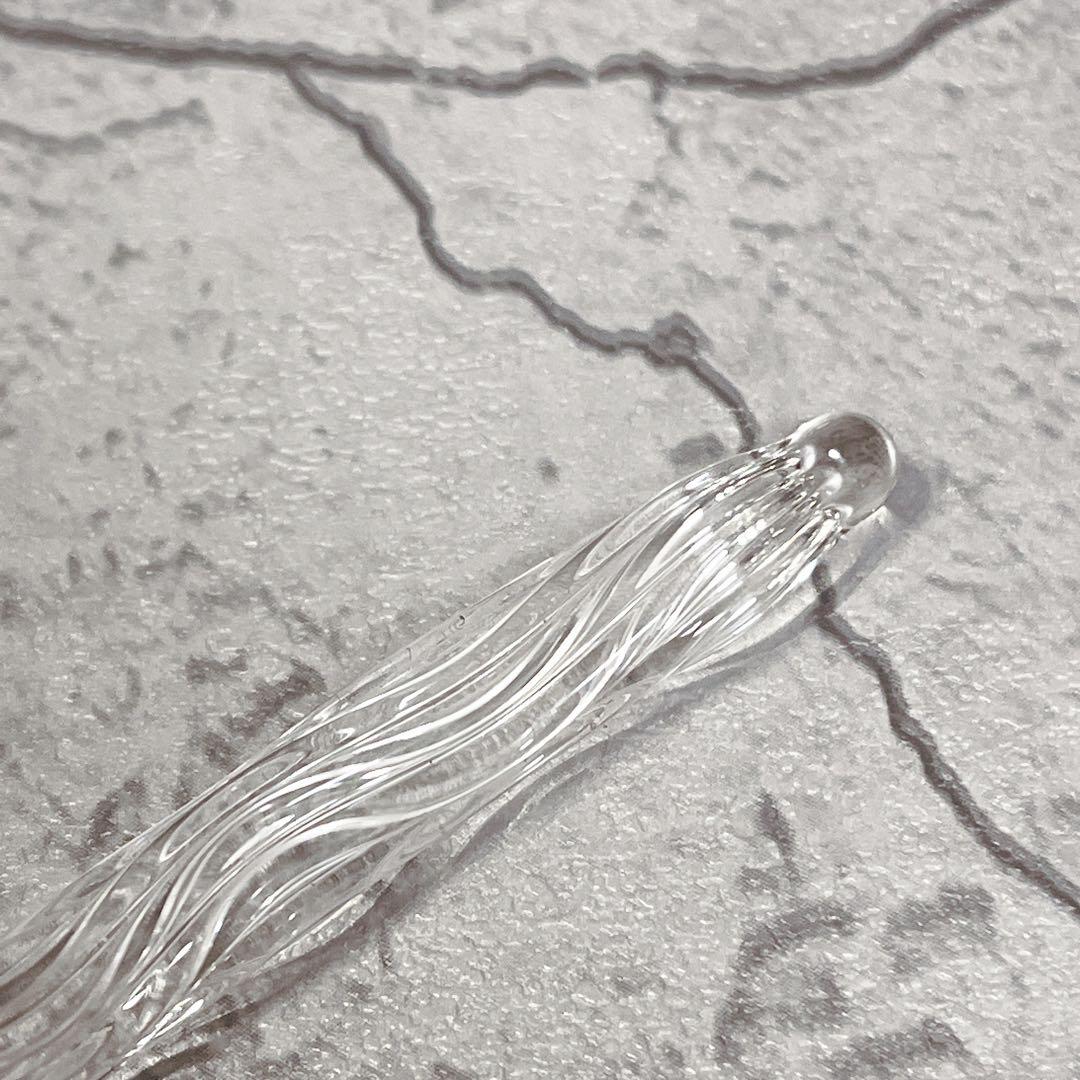 極美品 菅清流 SK クリスタルペン ガラスペン 清風