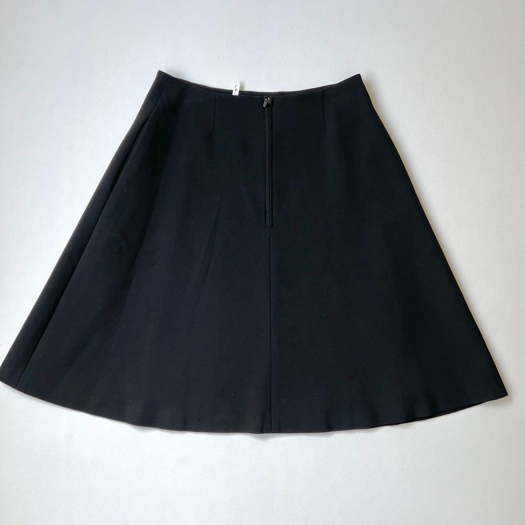 美品　FOXEY NEWYORK フォクシー　フレアスカート　ラップ風　40