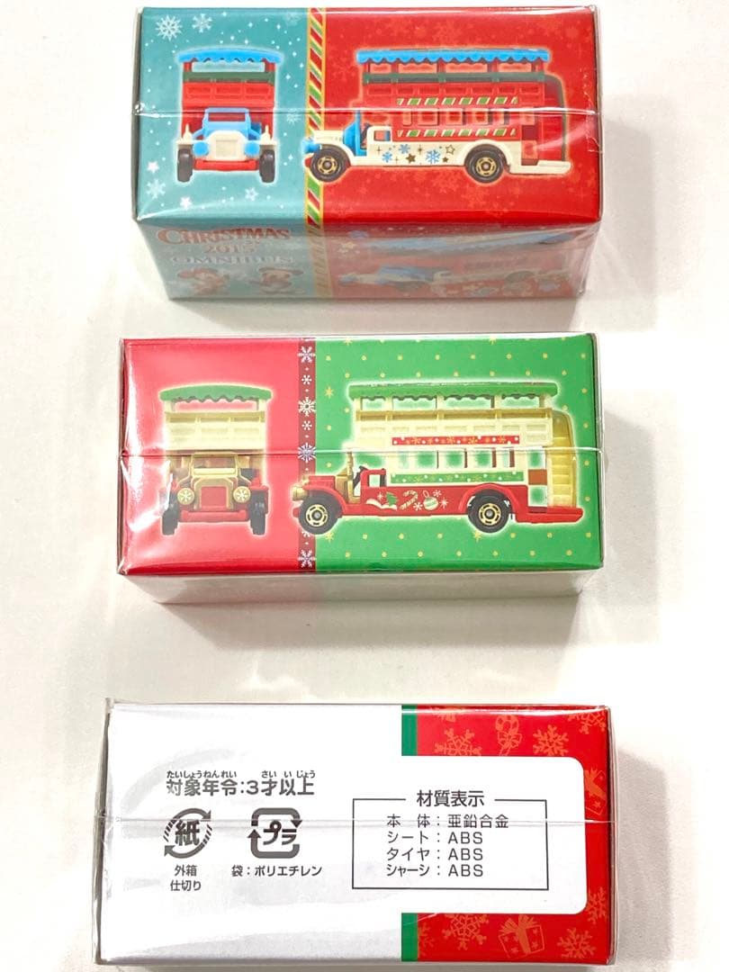 新品未開封 TDL ディズニークリスマス トミカ オムニバス 15周年 30周年