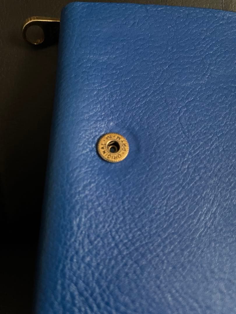 イルビゾンテ　三つ折り財布　ブルー