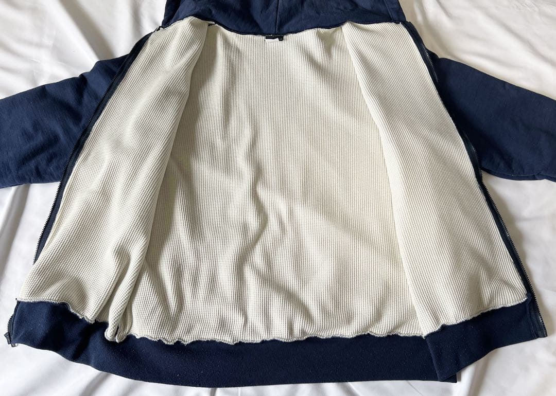 【美品】90s CAMBER ヘビーウェイト サーマル ジップパーカー USA製