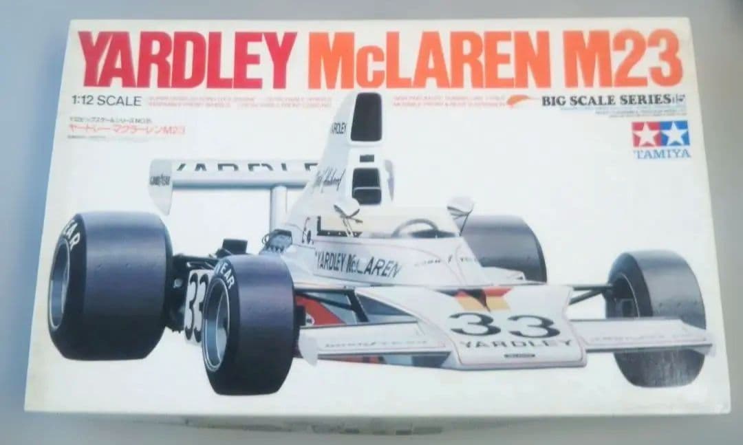 未使用⬛️Tamiya Yardley McLaren M23 1/12スケール