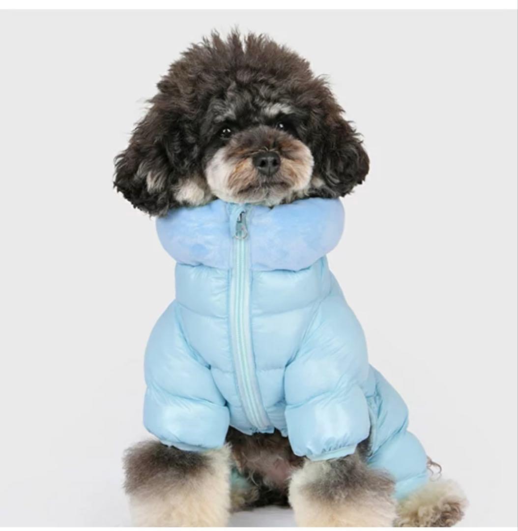 puppia 水色 ダウンジャケット 小型犬用