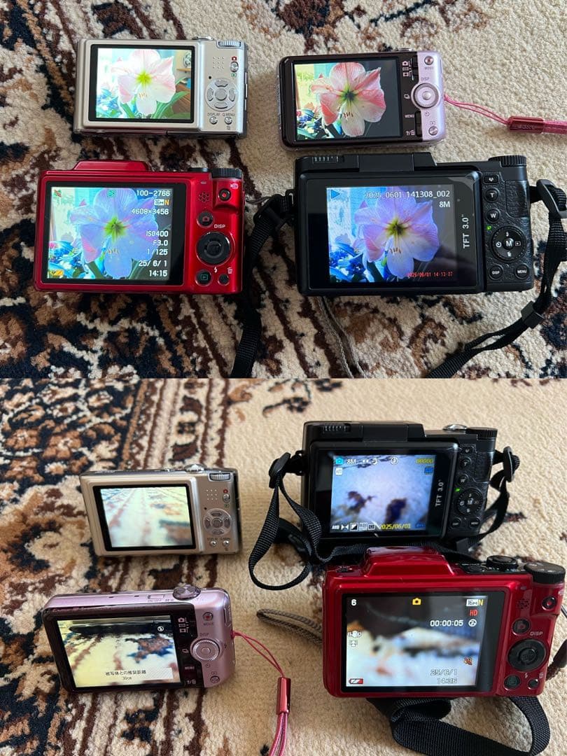 デジタルカメラ 4台セット 簡易動作確認済