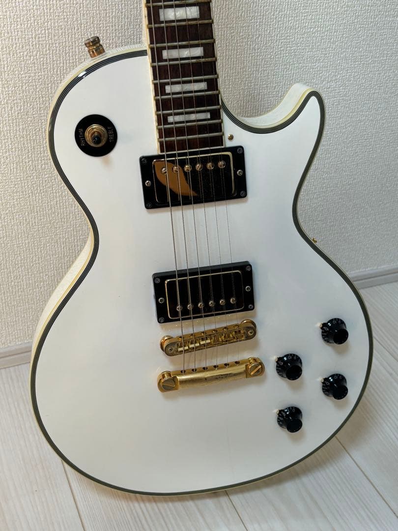 Burny レスポールスタイル ホワイト