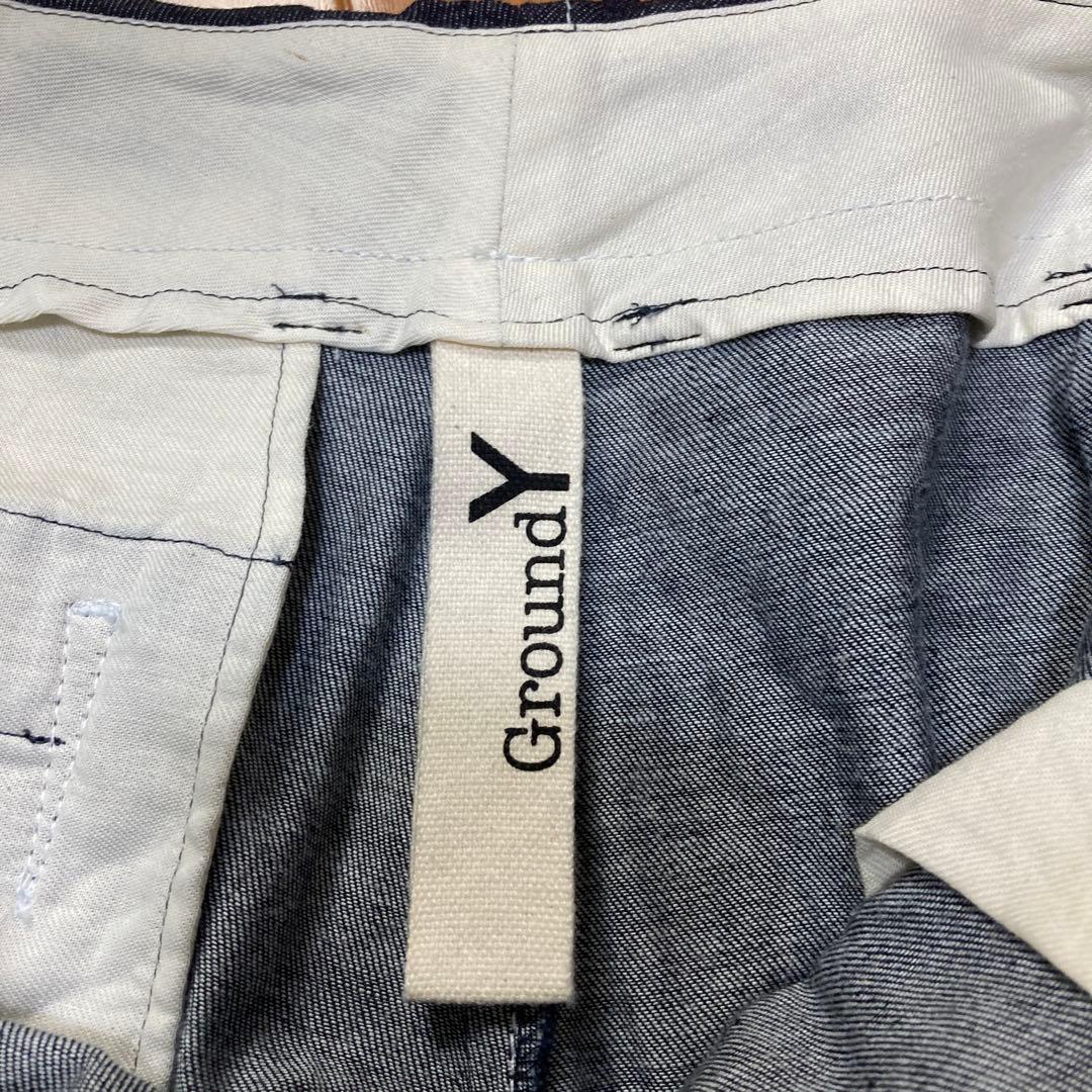 ■美品■Ground Y■ヨウジヤマモト■デニム ラップ パンツ■3■21SS■