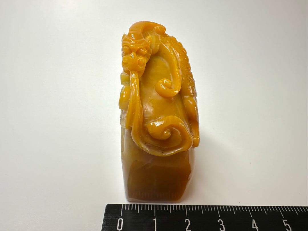 螭虎 古獣　田黄　高級印材　ラオス　篆刻　印材　印石　書道　落款　遊印