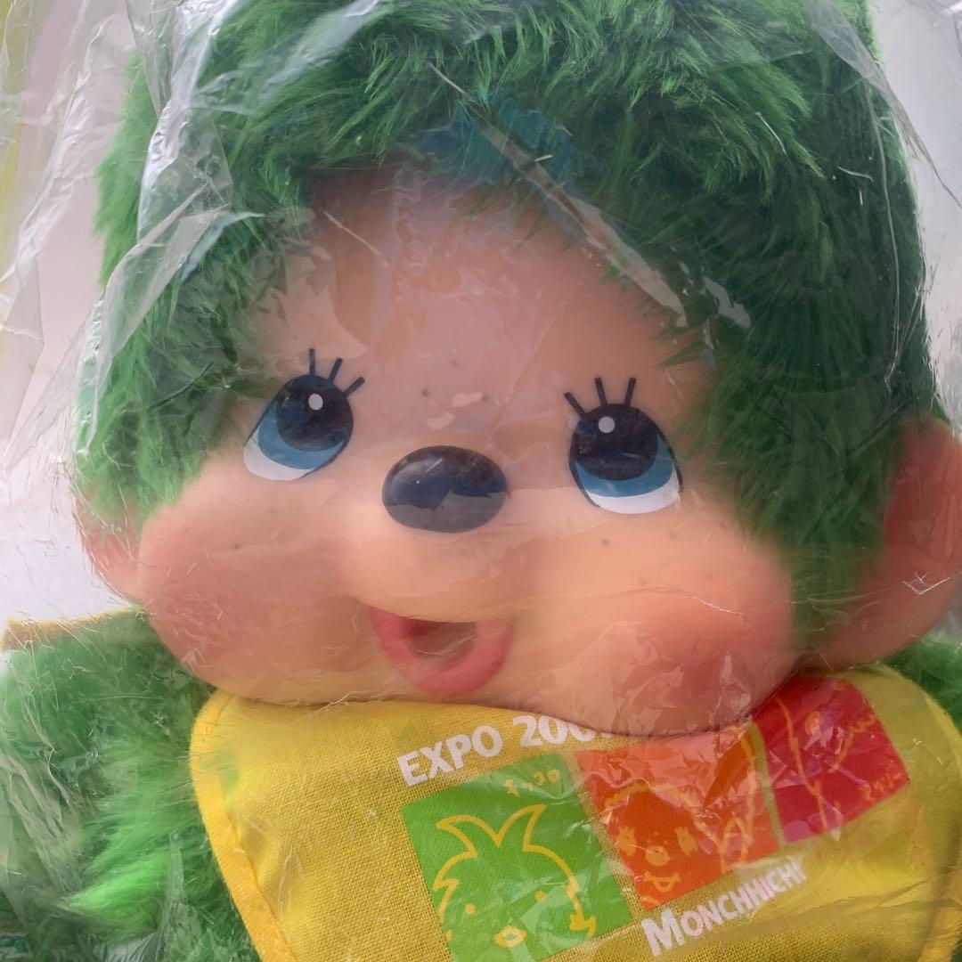 愛・地球博　愛知万博　EXPO モンチッチ Lサイズ　男の子　緑色